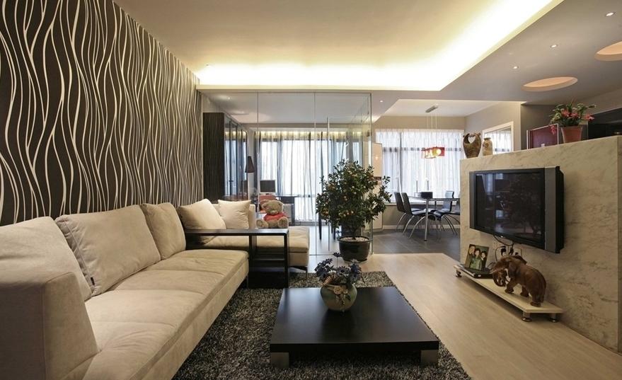 室内设计图纸之客厅效果图