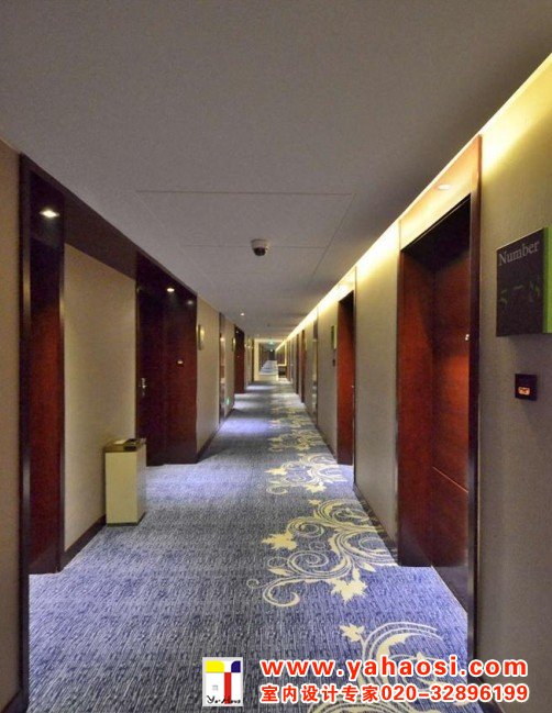 雅豪斯酒店设计酒店走廊