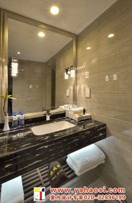 雅豪斯酒店设计酒店客房卫生间
