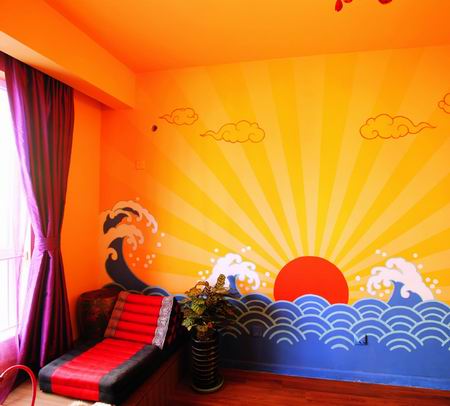 超特色手绘墙面