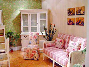 自然朴实不失高雅 50平美式田园魅力设计